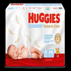 Pañales Huggies Natural Care Prematuro 30 un