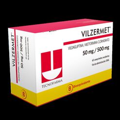 Vilzermet 50 mg/500 mg x 60 Comprimidos