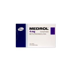 Medrol 4 mg x 20 Comprimidos