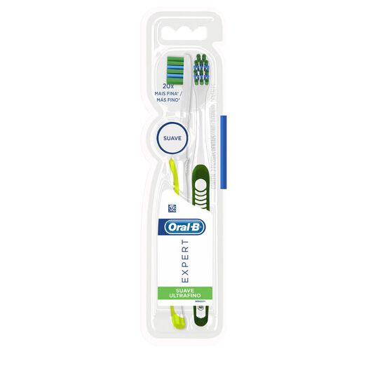 Oral B Pack Cepillo Dental Expert Suave Ultra Fino x 2 Unidades, , large image number 2