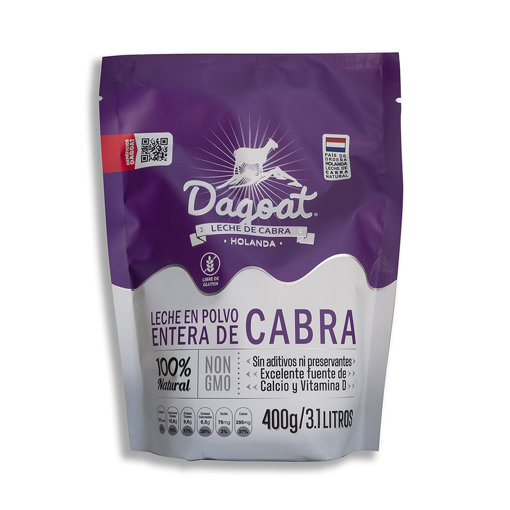 Dagoat Leche Entera Cabra en Polvo 400g, , large image number 0