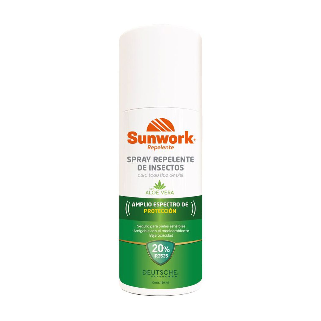 Sunwork Repelente Insectos Spray IR3535 150 ml, , large image number 2