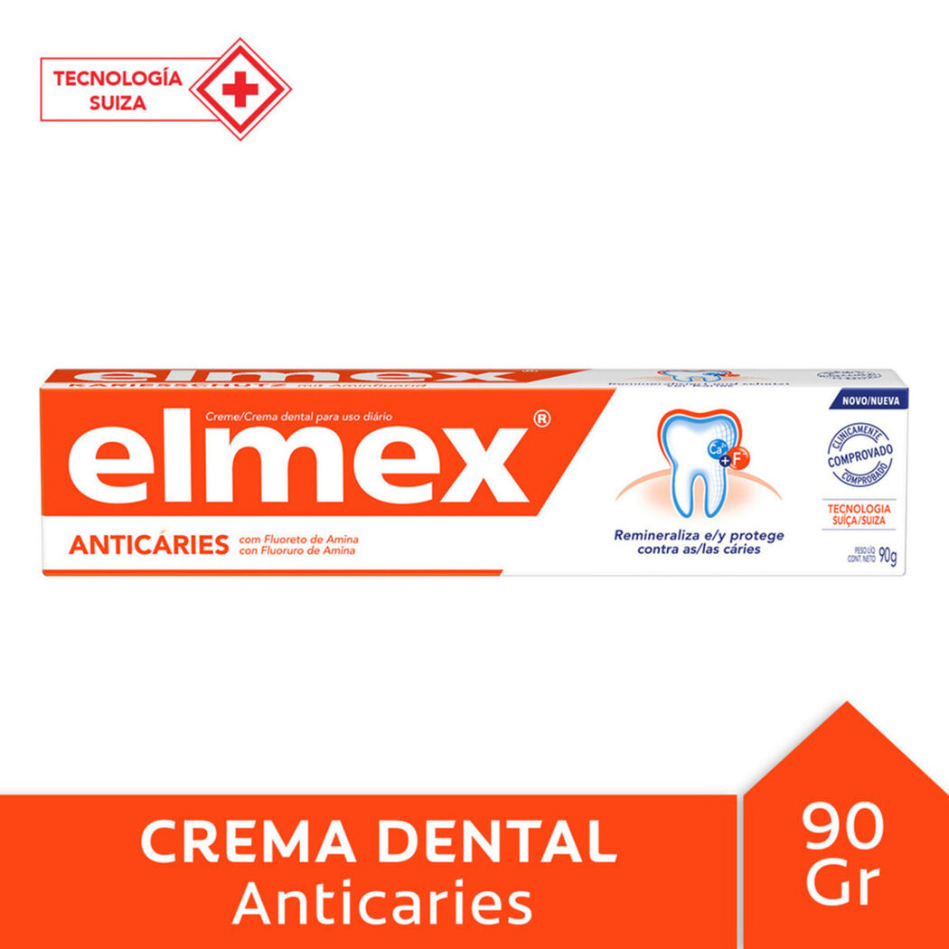 Pasta Dental Elmex Anticaries 90 g, , large image number 0