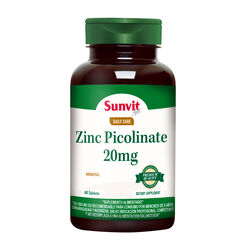 Sunvitlife Zinc Picolinato 60 Comprimidos