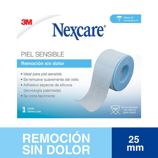 Nexcare¿ Cinta Remoción Sin Dolor 25mm x 5m, , large image number 0