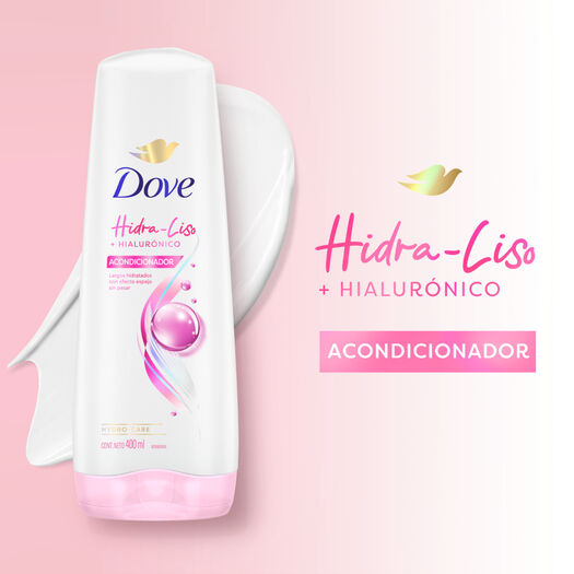 Acondicionador Dove Hidra Liso Hialurónico 400 mL, , large image number 2