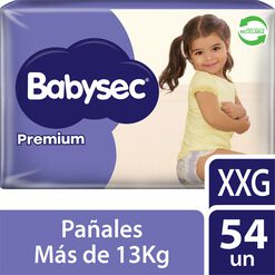 Pa&ntilde;ales Babysec Premium XXG 54 un