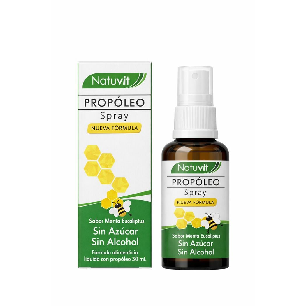 Spray Prop&oacute;leo Natuvit Sabor Menta Eucaliptus 30 ml, , large image number 2