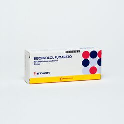 Bisoprolol Fumarato 2,5 mg x 30 Comprimidos Recubiertos