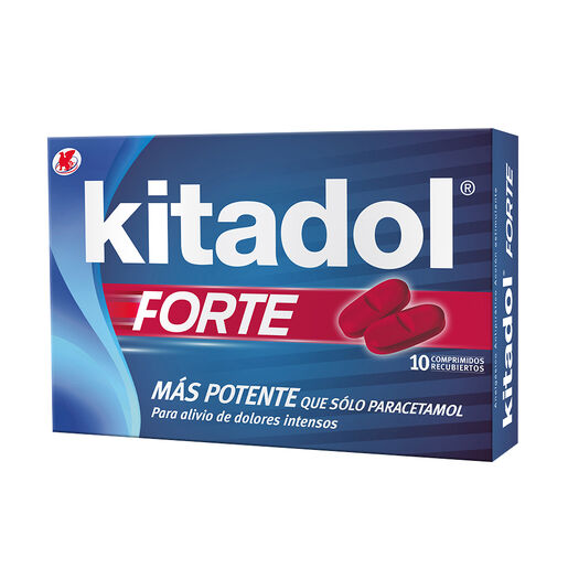 Kitadol Forte x 10 Comprimidos Recubiertos, , large image number 0