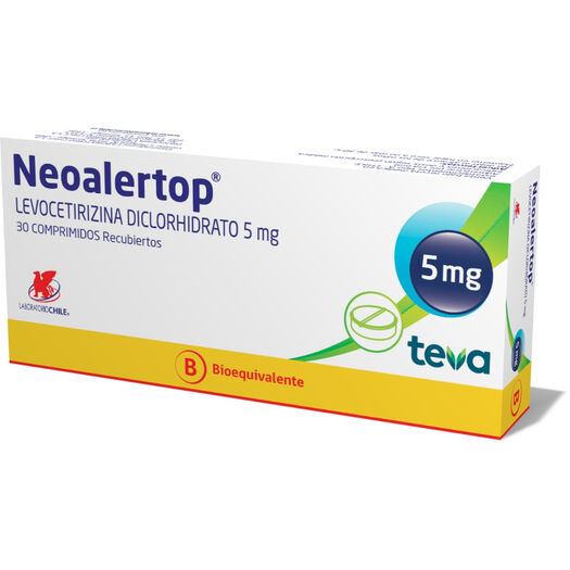Neo-Alertop 5 mg x 30 Comprimidos Recubiertos, , large image number 0