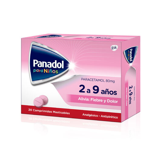 Panadol 80 mg x 20 Comprimidos Masticables, , large image number 1
