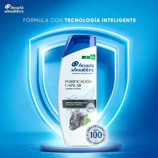 Shampoo Head & Shoulders Purificación Capilar 650 ml, , large image number 1