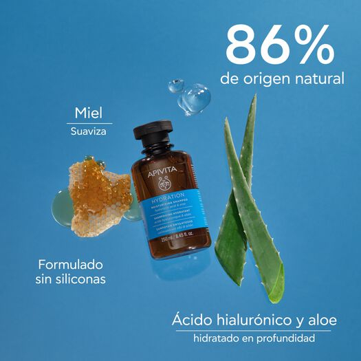 Shampoo Apivita Hidratante 250 mL, , large image number 2