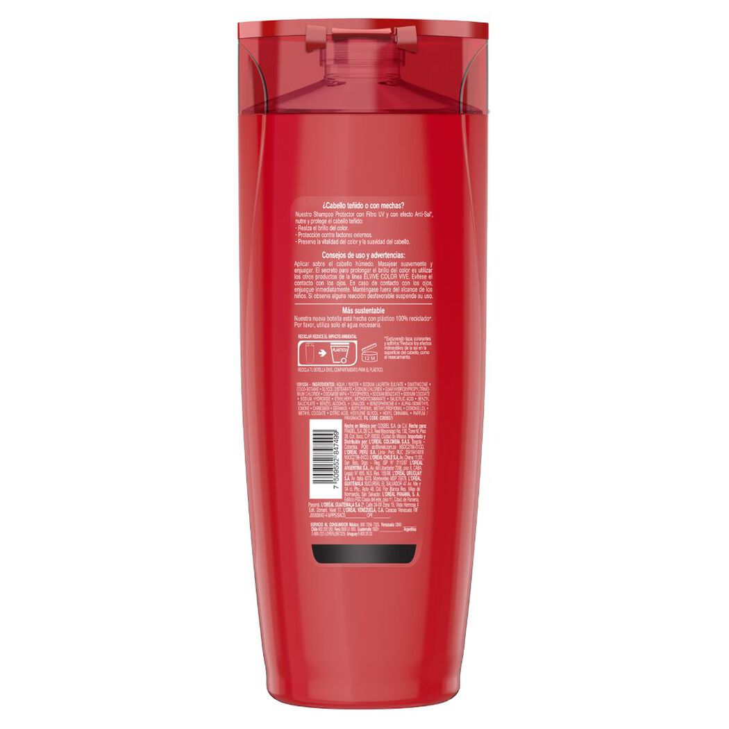 Shampoo Elvive Color Vive 370 mL, , large image number 1