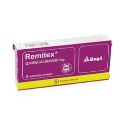 Remitex 10 mg x 30 Comprimidos Recubiertos