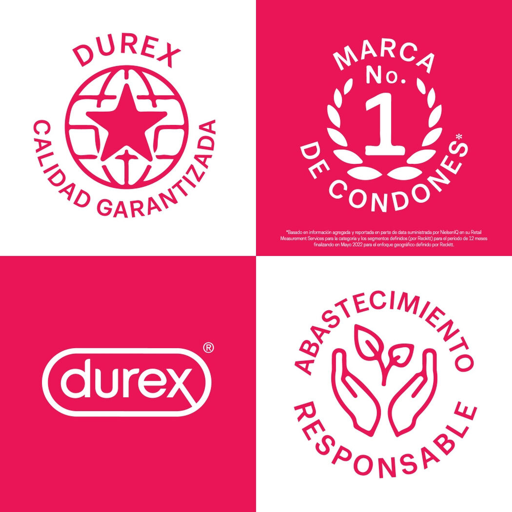 Durex Condones M&aacute;ximo Placer 3 unidades, , large image number 3