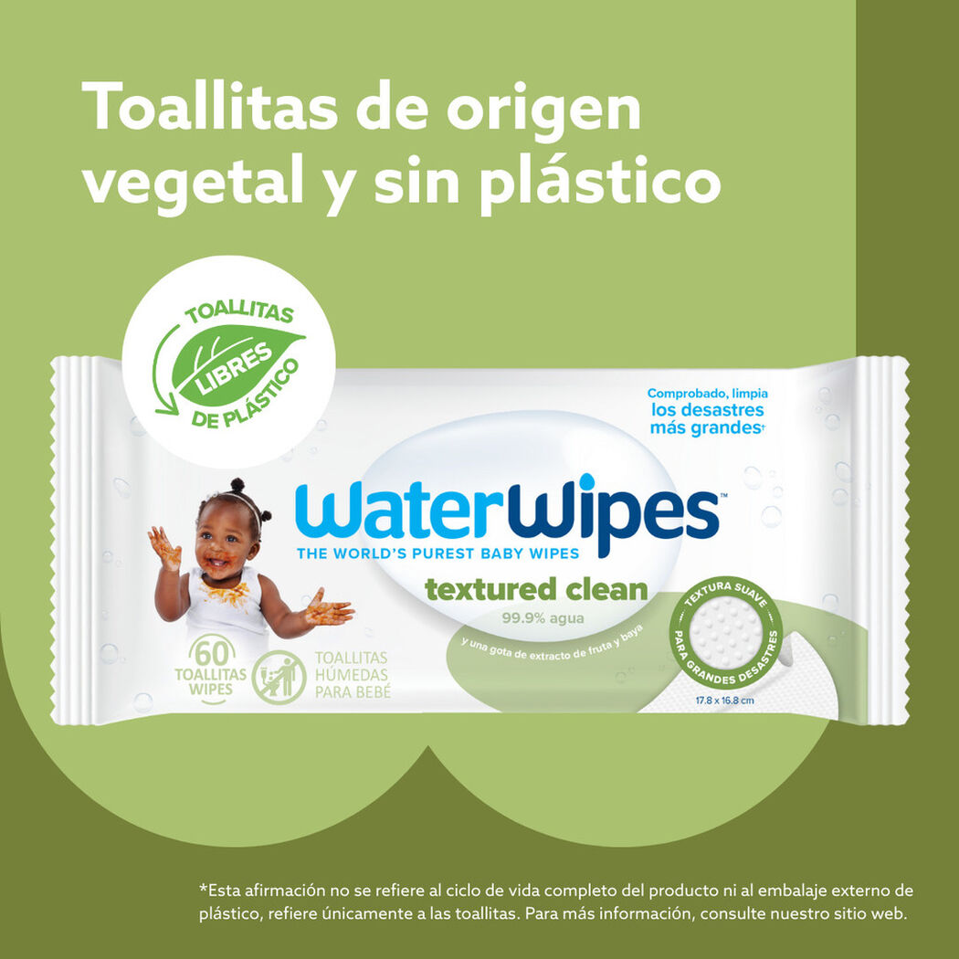 Toallas H&uacute;medas Waterwipes 60 un, , large image number 3