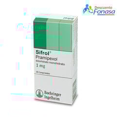 Sifrol 1 mg x 30 Comprimidos