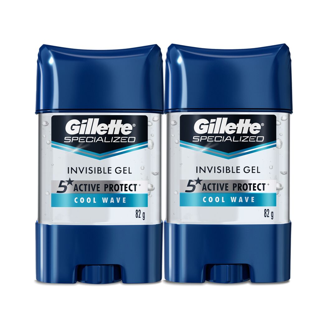 Desodorante Gillette Invisible Gel Cool Wave 82 g 2 un, , large image number 0