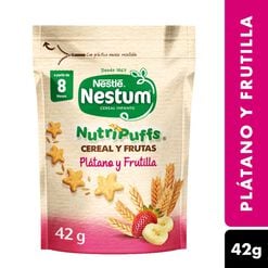 Cereal Infantil Nestum Nutripuffss Plátano Frutilla 42 g