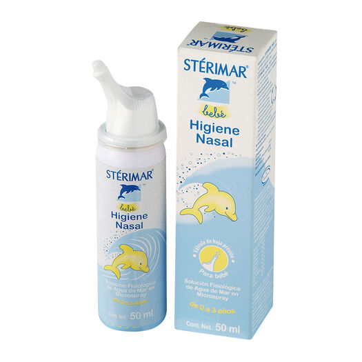 Solución Nasal de Agua de Mar Stérimar para Bebé 50ml