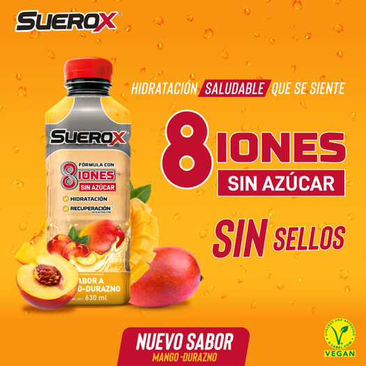 Suerox Mango-Durazno 630 ML, , large image number 2