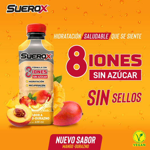 Bebida Suerox Mango Durazno 630Ml, , large image number 2