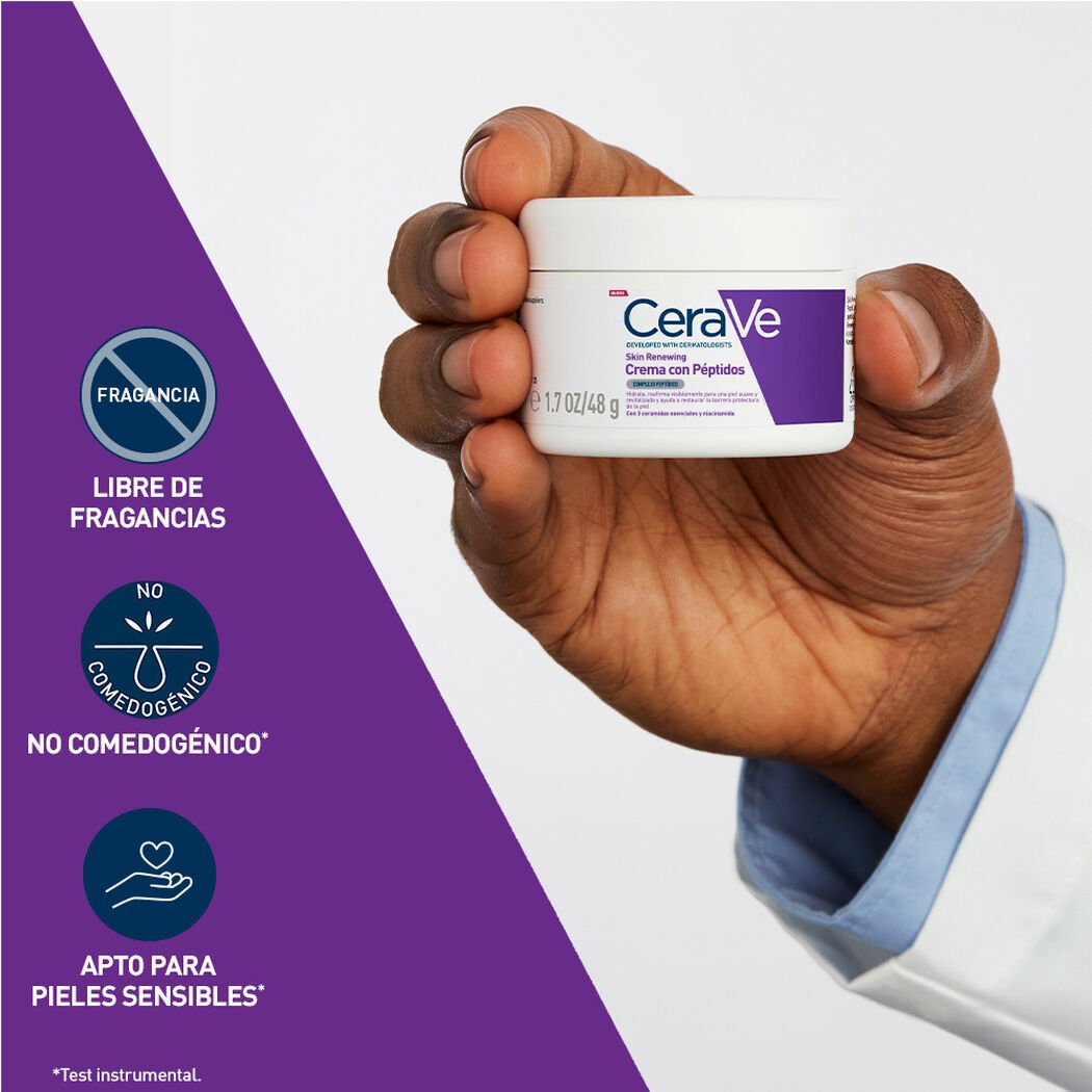Skin Renewing Crema P&eacute;ptidos Cerave 48gr, , large image number 2