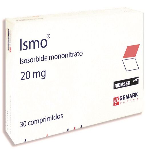 Ismo 20 mg x 30 Comprimidos, , large image number 0