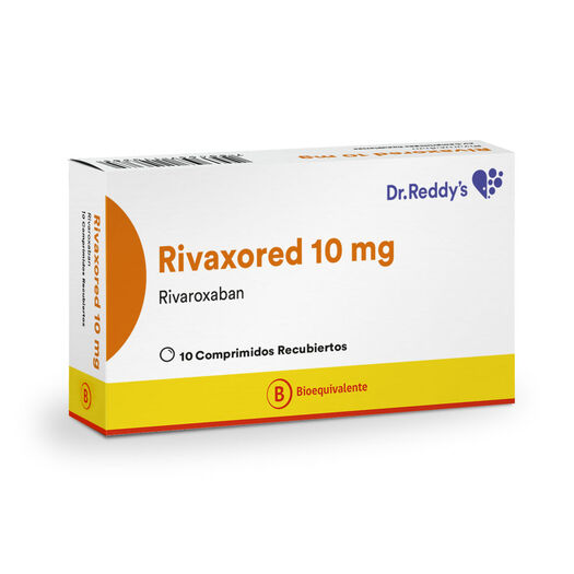 Rivaxored 10 mg x 10 Comprimidos Recubiertos, , large image number 0