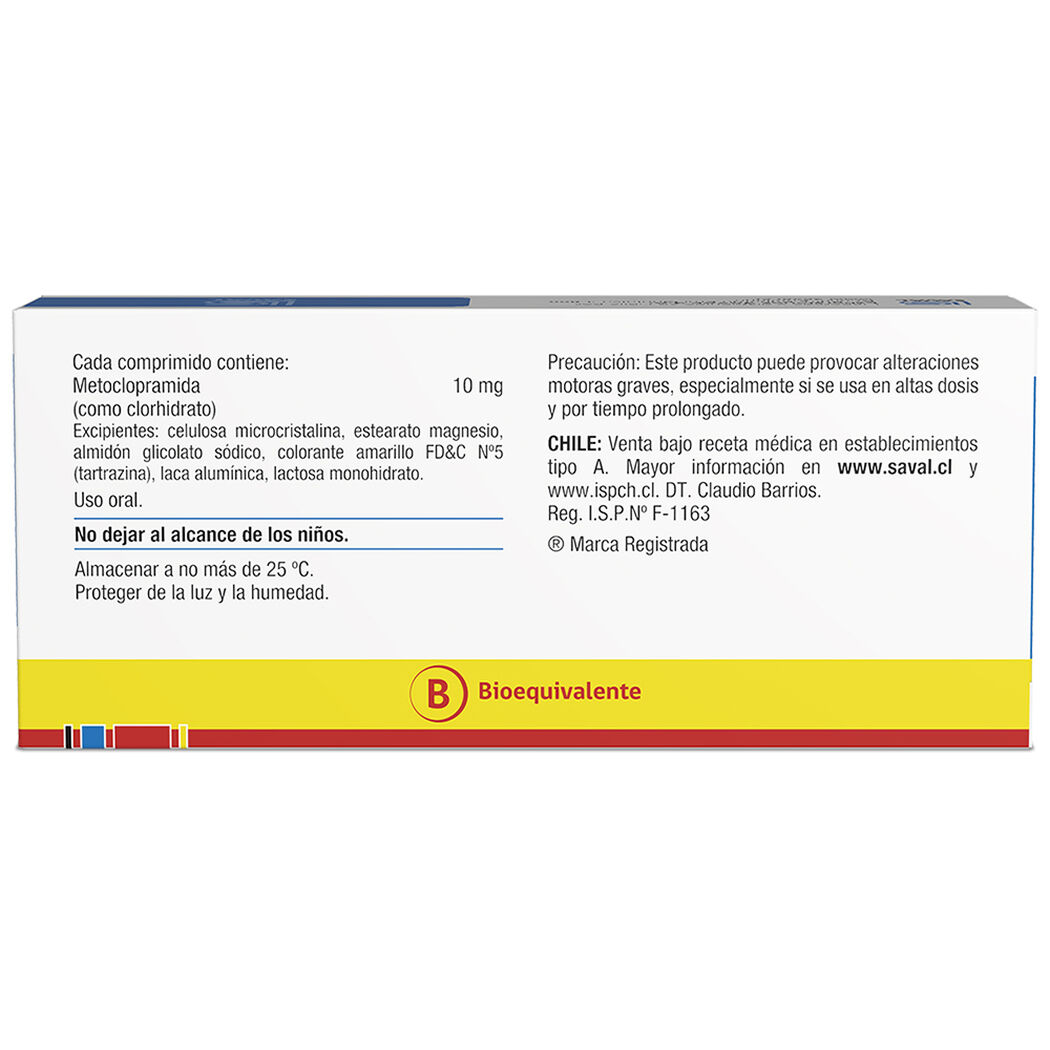 ITAN Metoclopramida 10 mg 30 comprimidos, , large image number 1