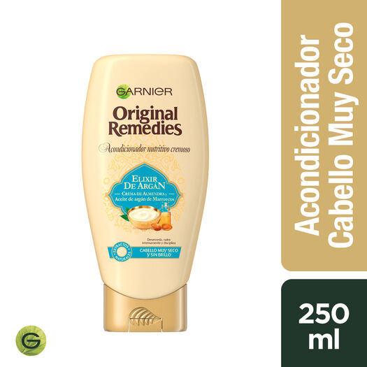 ACONDICIONADOR ORIGINAL REMEDIES 250 ML ELIX. DE ARGAN, , large image number 0
