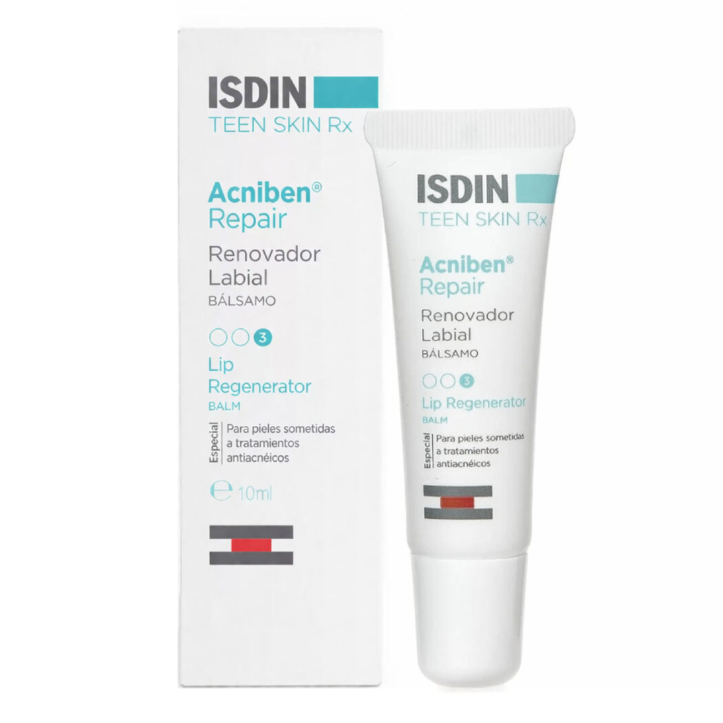 Isdin B&aacute;lsamo Labial Acniben&reg; Repair Renovador x 10 mL, , large image number 0