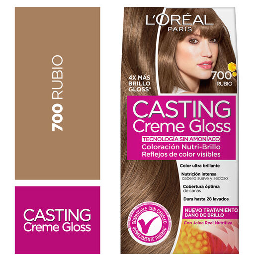 Casting Tintura Creme Gloss 700 Rubio x 1 Unidad, , large image number 0