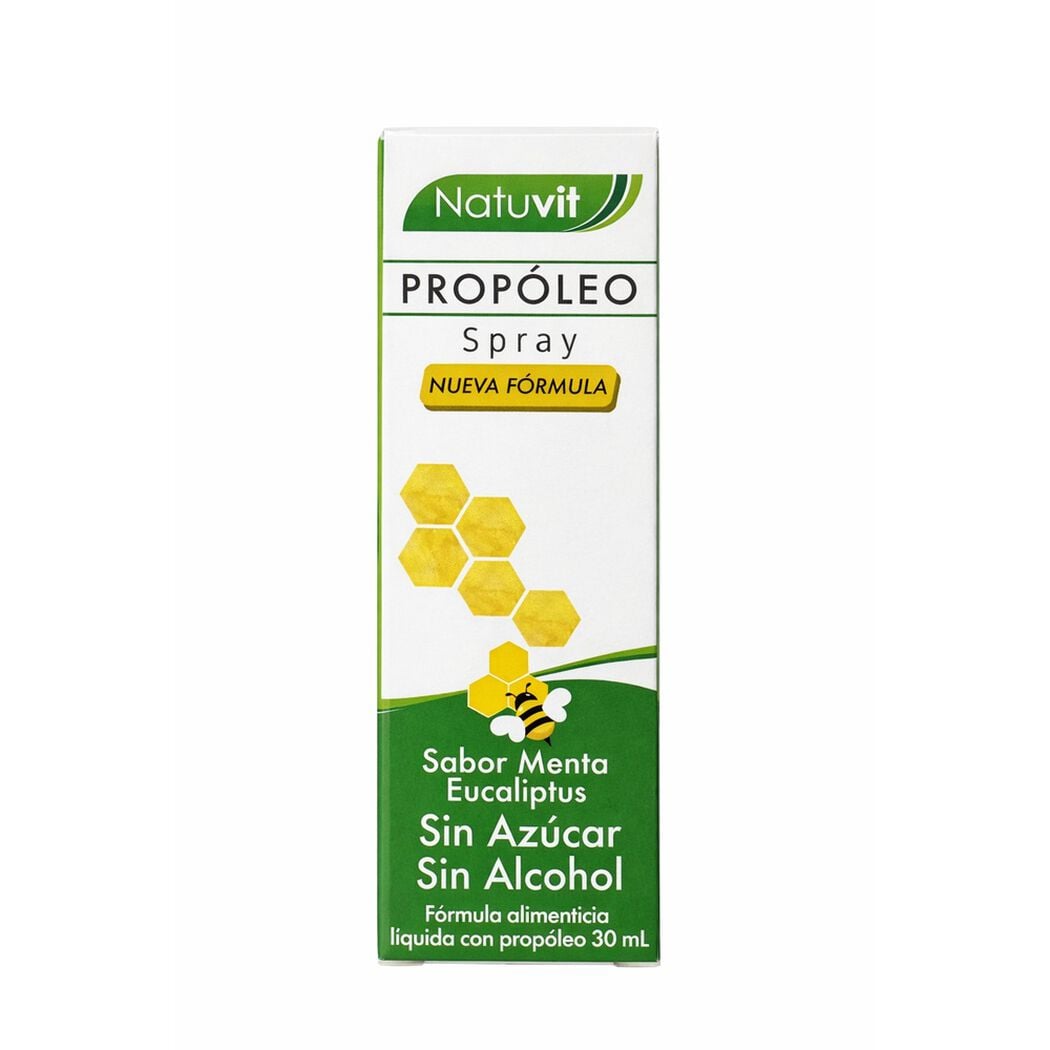 Spray Prop&oacute;leo Natuvit Sabor Menta Eucaliptus 30 ml, , large image number 0