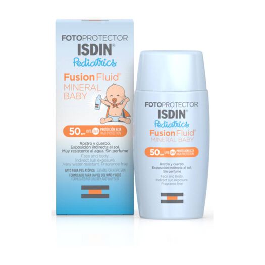 PROT SOL ISDIN PEDIATR MINERAL BABY 50ML, , large image number 0