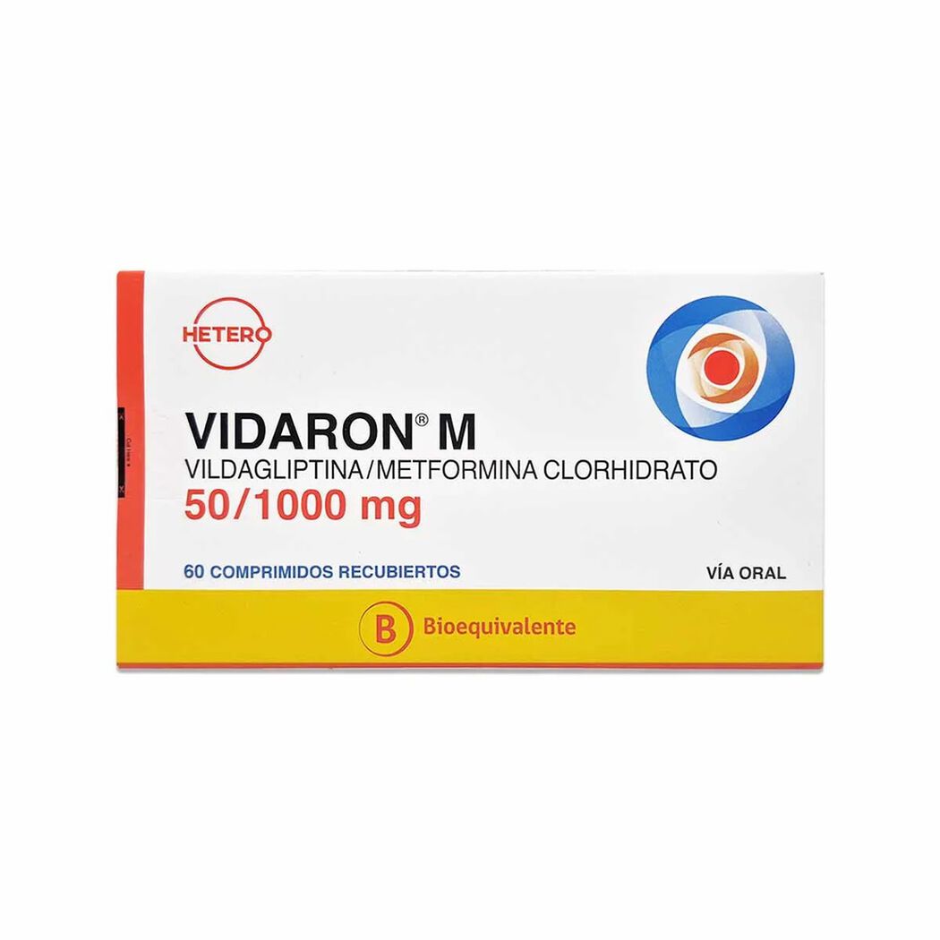 Vidaron M 50/1000 mg 60 comprimidos, , large image number 0