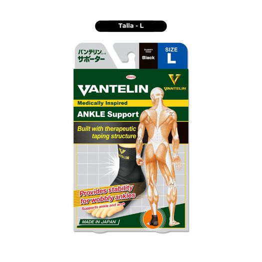Tobillera Vantelin Negra L, , large image number 0