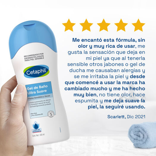 Gel Cetaphil de Baño 500 mL, , large image number 2
