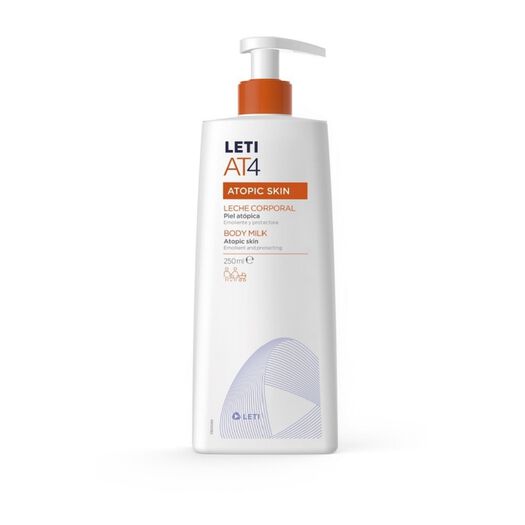 Leti At4 x 250 mL Leche Corporal Emoliente Y Protectora, , large image number 0