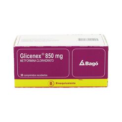 Glicenex 850 mg x 30 Comprimidos Recubiertos