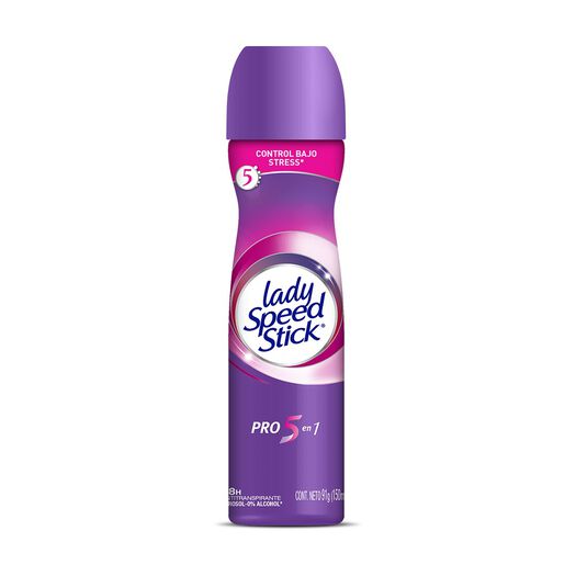 Lady Speed Stick Pack Desodorante Spray 24/7 Pro 5 165 mL x 1 Pack, , large image number 0