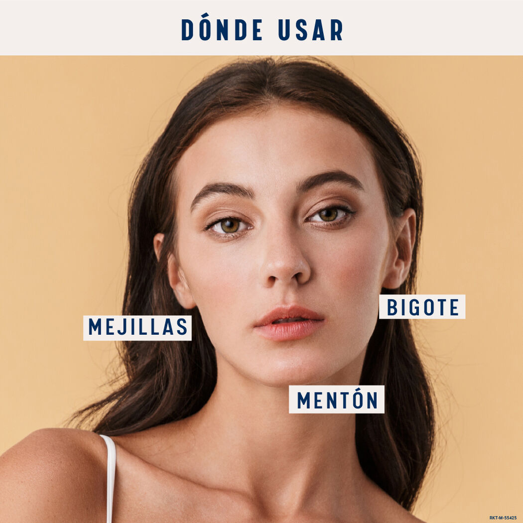 Banda Depilatoria Veet Facial Pure & Fresh Pieles Sensibles 16 un, , large image number 4