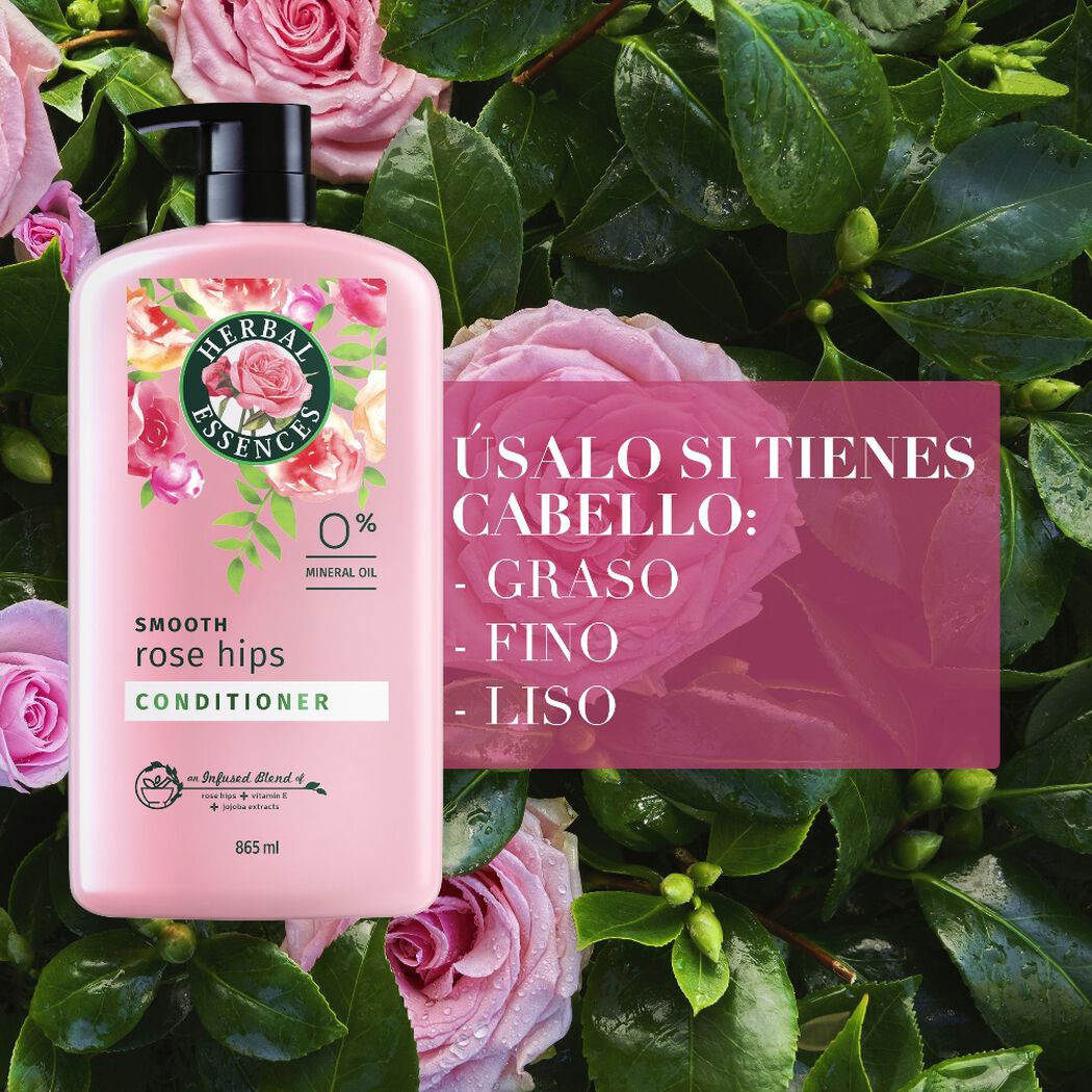 Acondicionador Herbal Essences Rosa Mosqueta 865 mL, , large image number 2