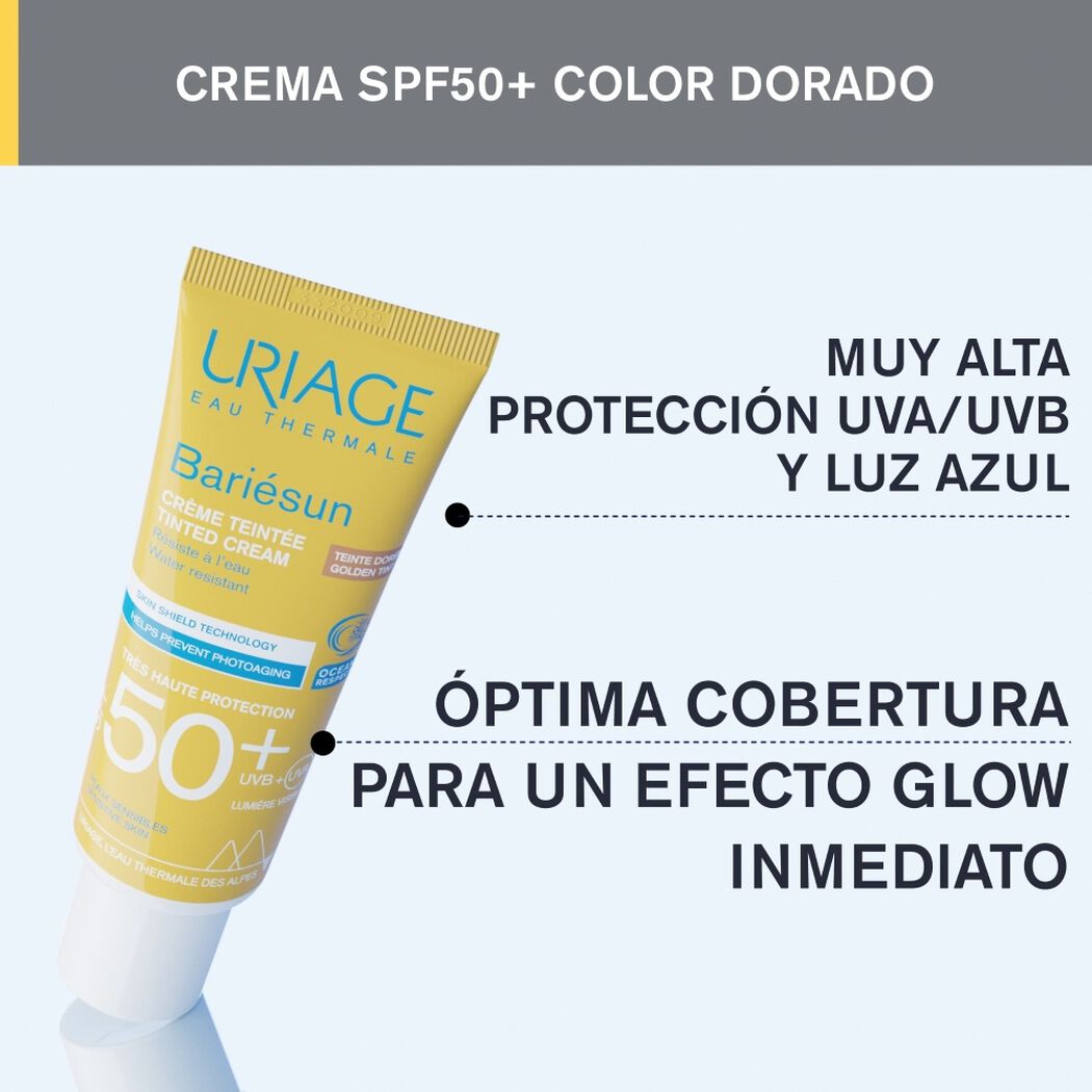 Protector Solar Uriage Bariesun Dorado FPS 50+ 50 mL, , large image number 1