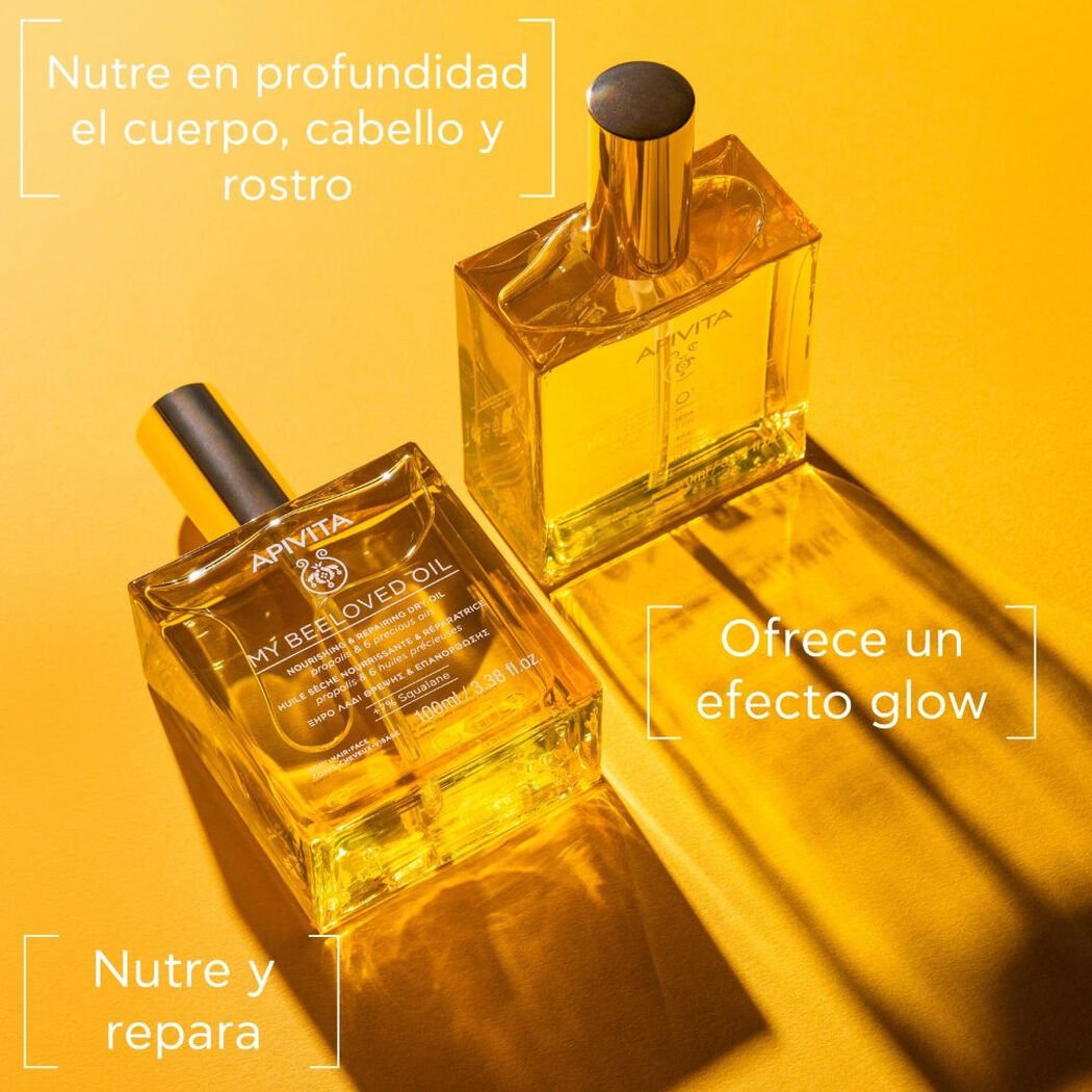 Aceite Seco Nutritivo & Reparador My Beeloved Oil 100ml Apivita, , large image number 1