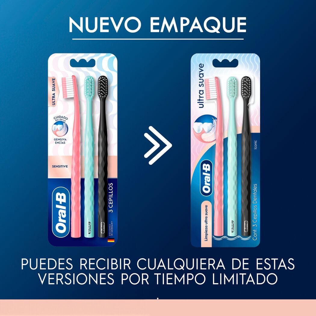 Cepillo de Dientes Oral B Iconic Extra Suave 3 un, , large image number 4