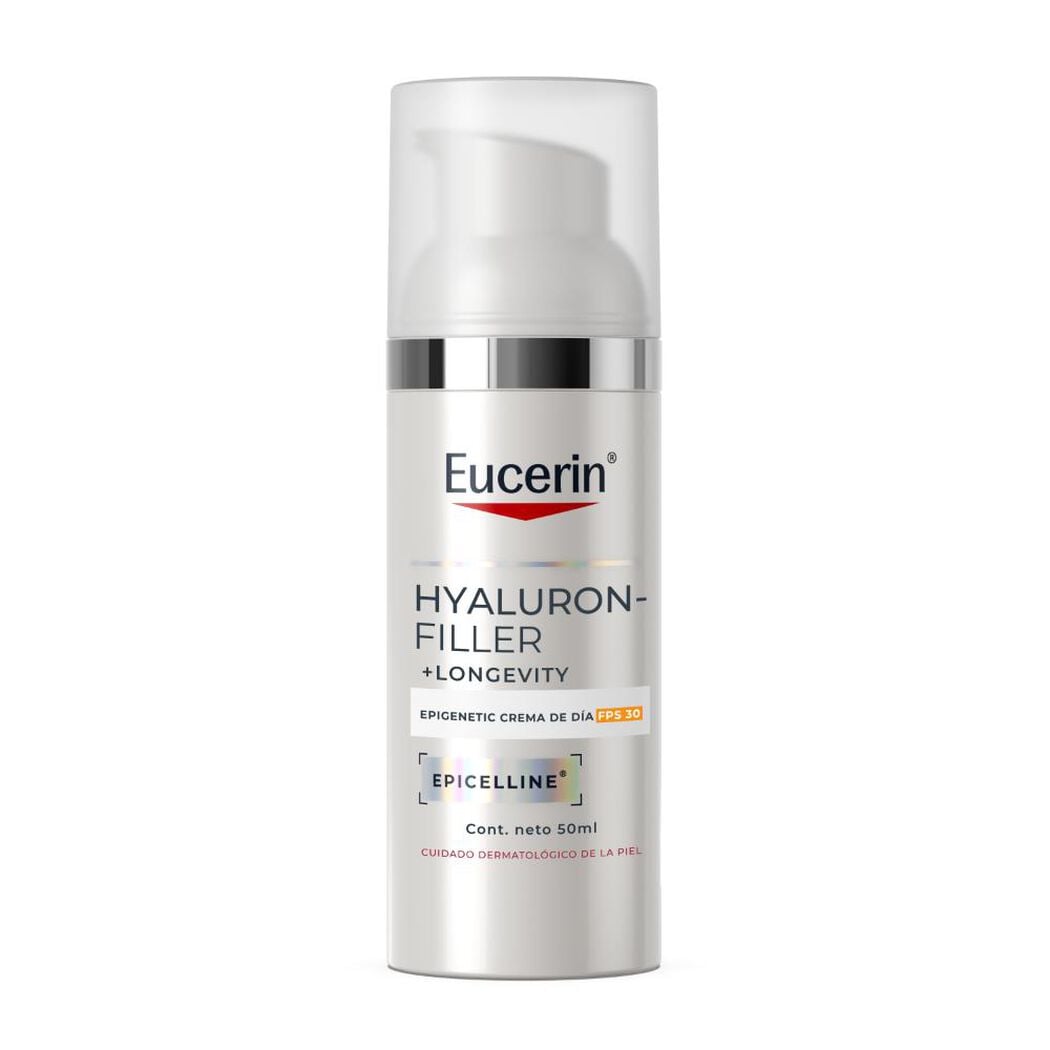 Eucerin Epigenetic Crema de D&iacute;a FPS30 Hyaluron-Filler + Longevity Antiedad 50 ml, , large image number 0