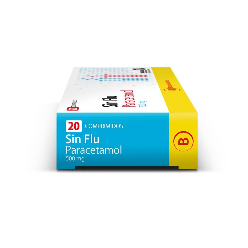 Paracetamol 500 mg SINFLU x 20 Comprimidos, , large image number 1